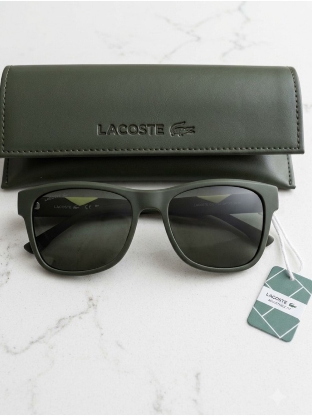 Lacoste Men's Dark Green Sunglasses